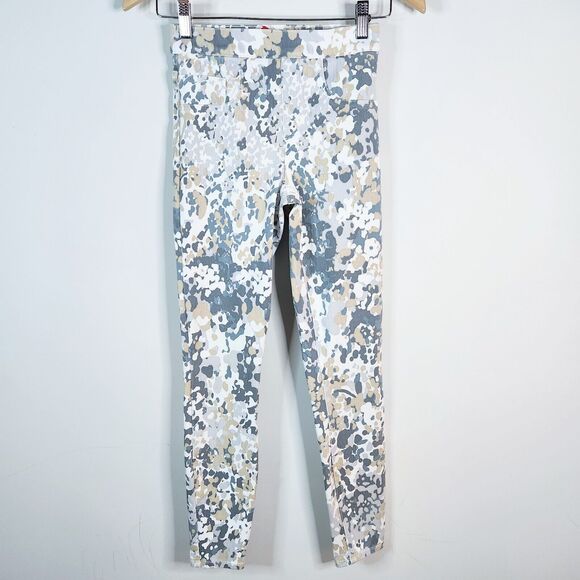 Spanx White Camo Pull On Interior Shaping Jean-ish Leggings Size XS Stretch - Picture 1 of 11